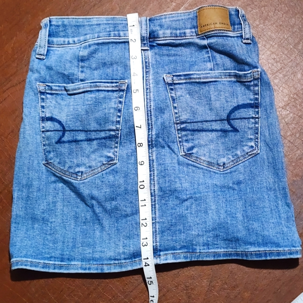 American Eagle Outfitters Hi-Rise Jeans Mini skirt - Picture 8 of 8
